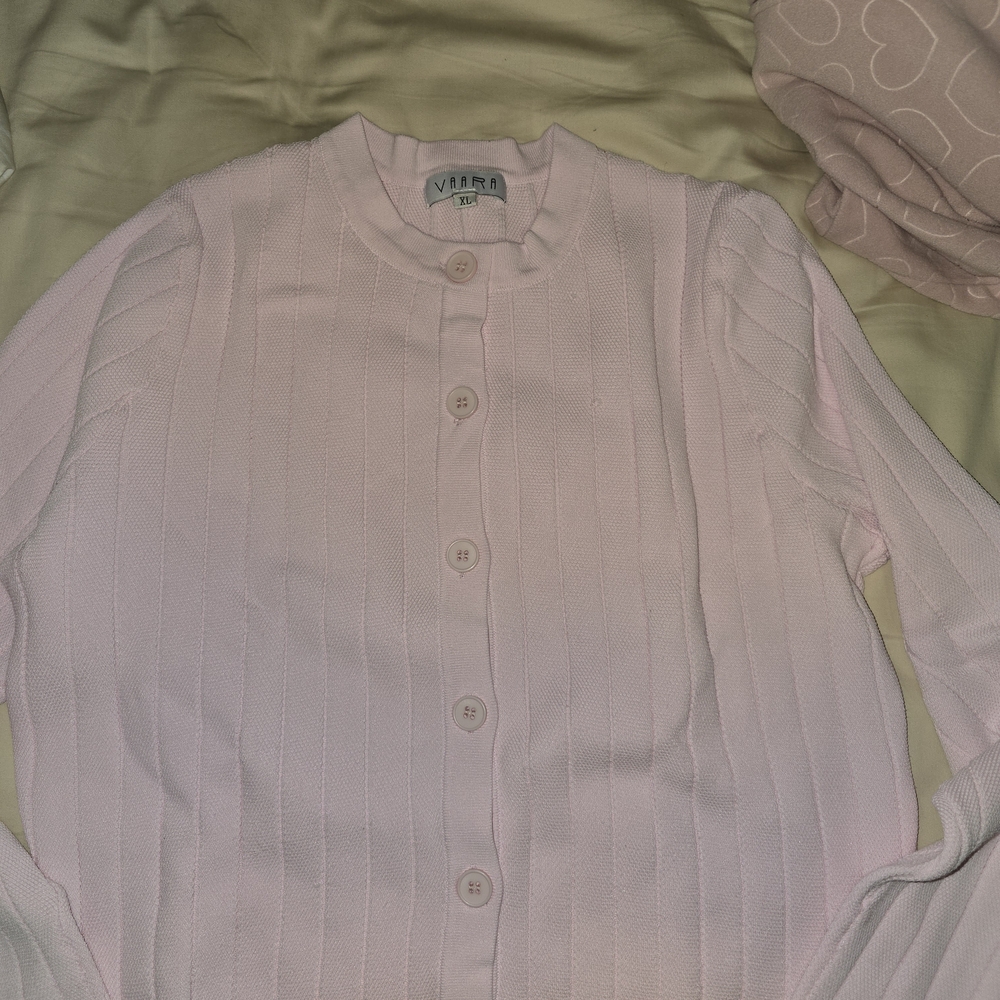 Pink Women's Cardigan Sweater